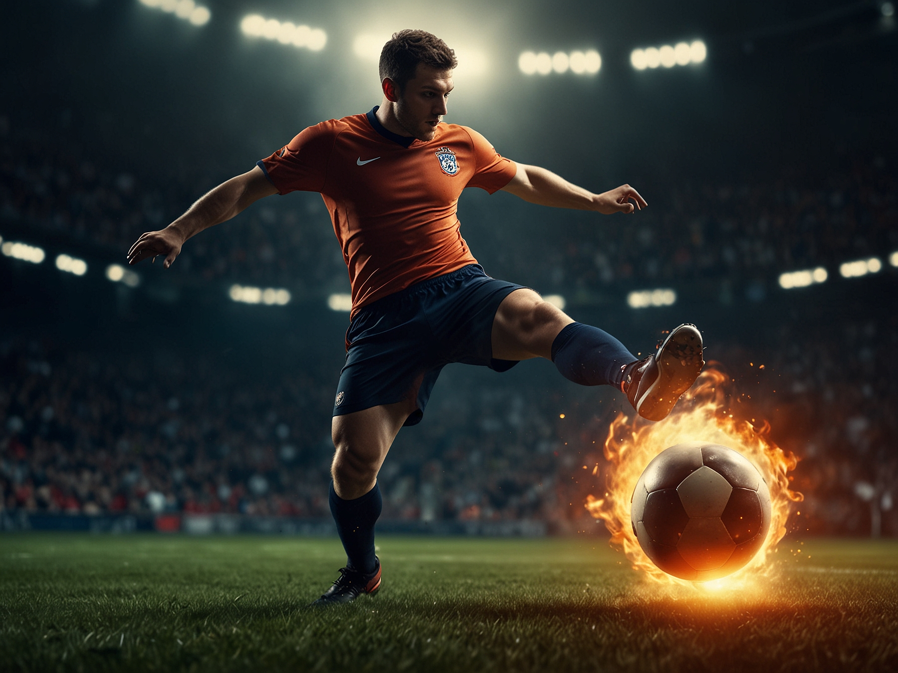 Dynamiczny baner Fireball Kasyno z zawodnikiem